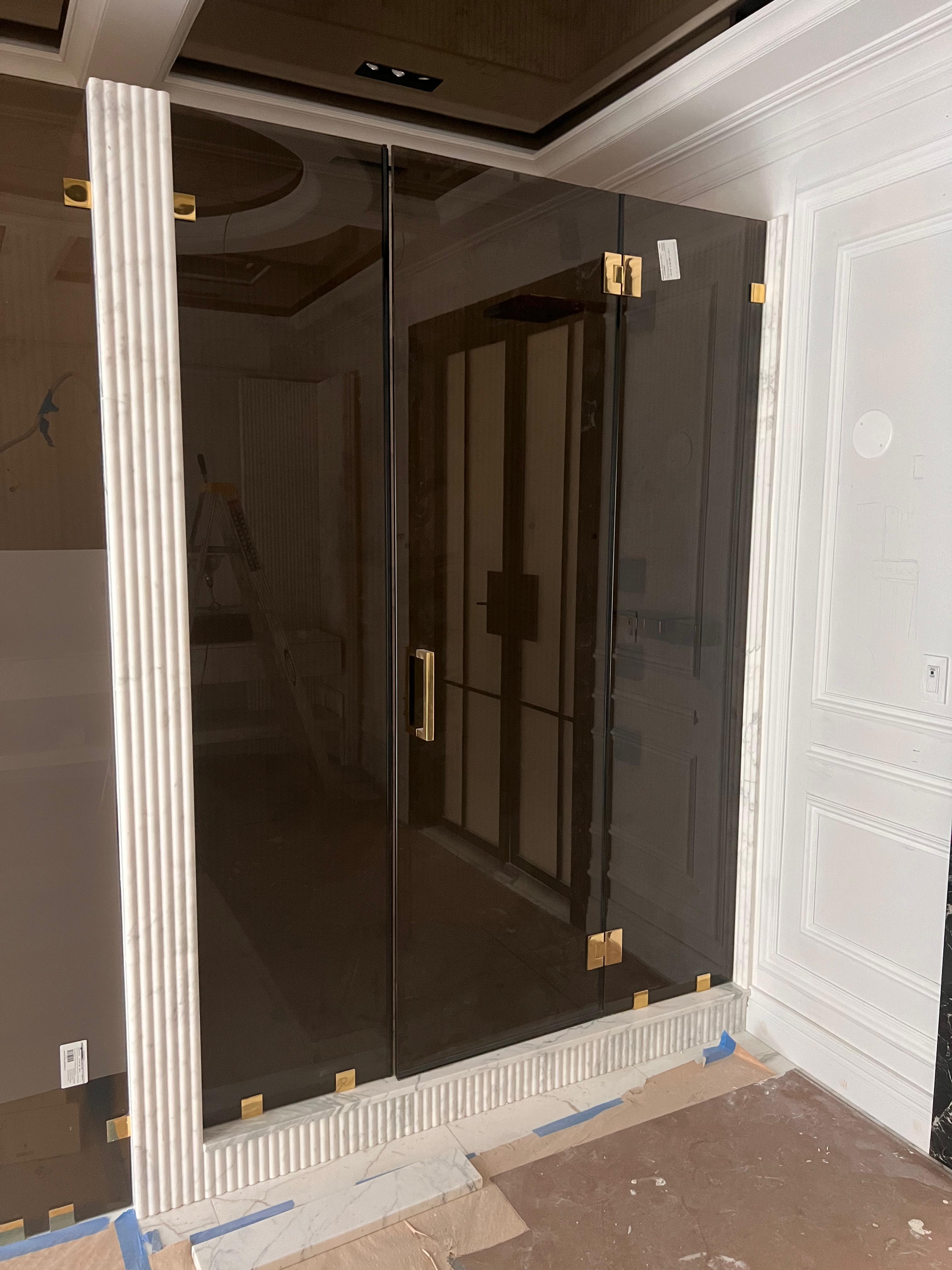Luxury Smoked Glass Shower Enclosure