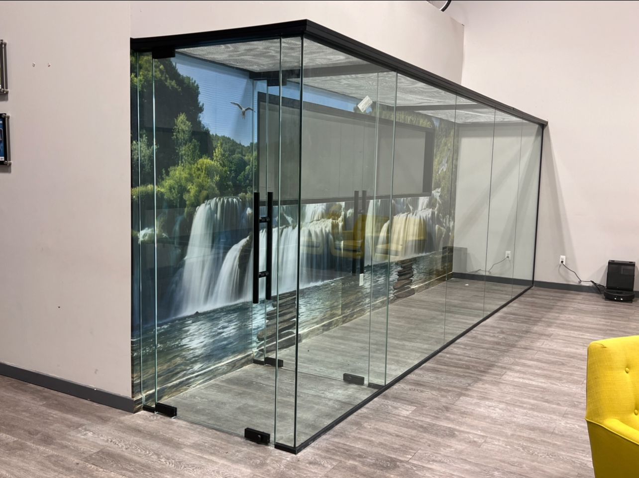 Frameless Glass Office Partition Wall