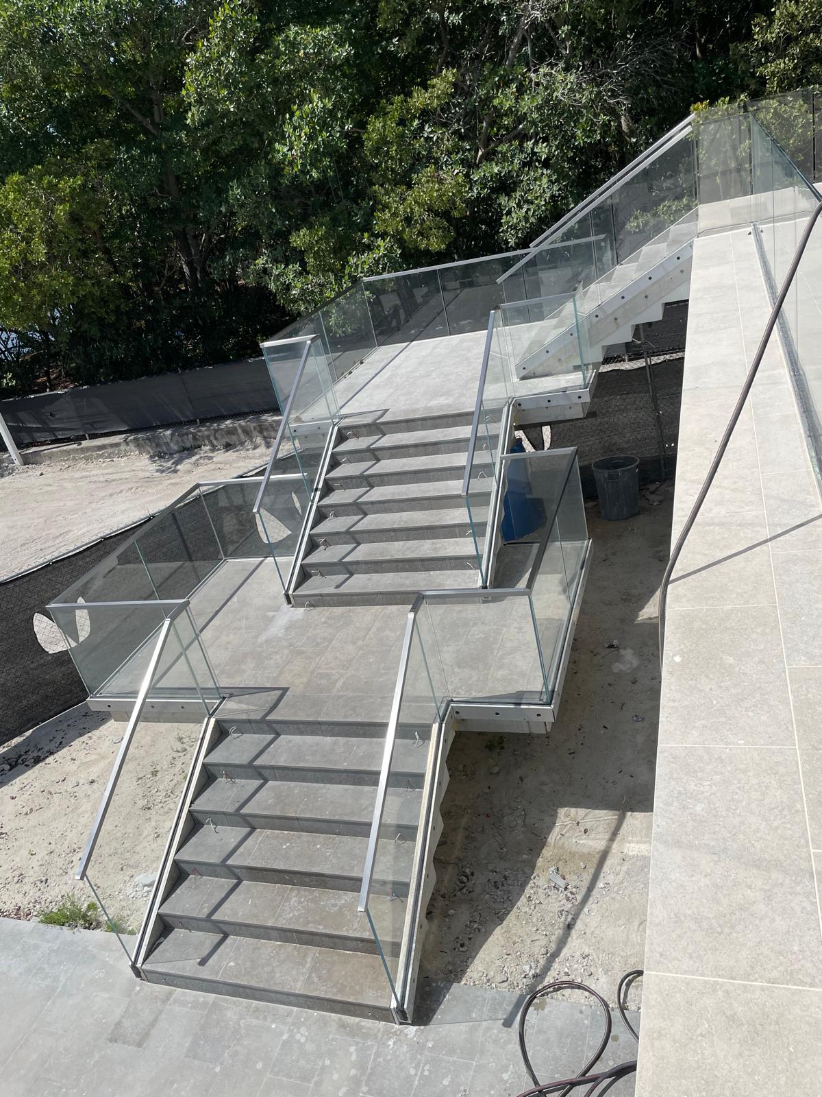 Premium Frameless Glass Staircase Railing