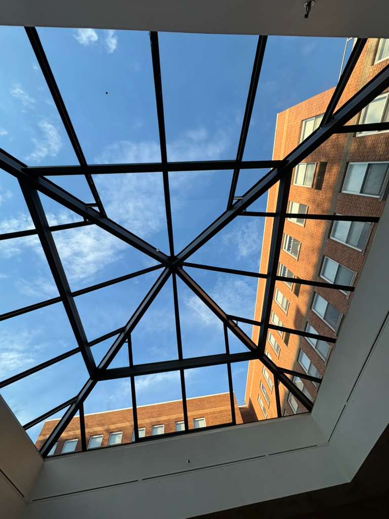 Pyramidal Glass Skylight Atrium