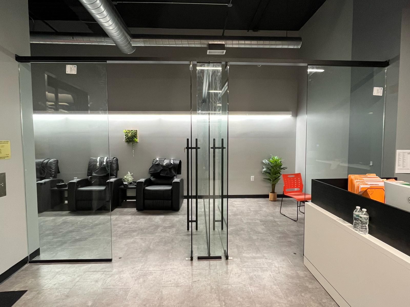 Heavy-Gauge Industrial Steel Frame Glass Display Unit